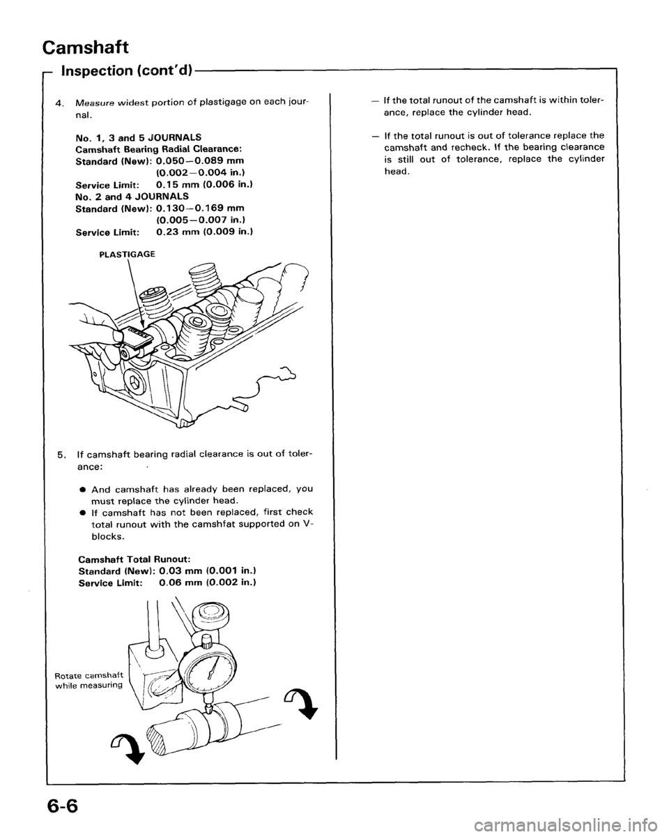 HONDA ACCORD 1986 CA / 3.G Repair Manual 