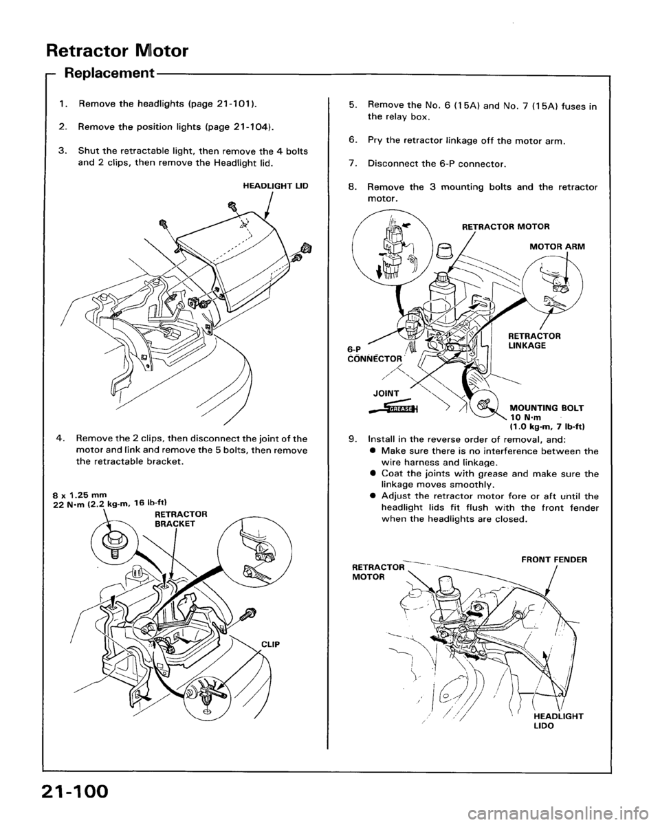 HONDA ACCORD 1986 CA / 3.G Workshop Manual HONDA ACCORD 1986 CA / 3.G Workshop Manual