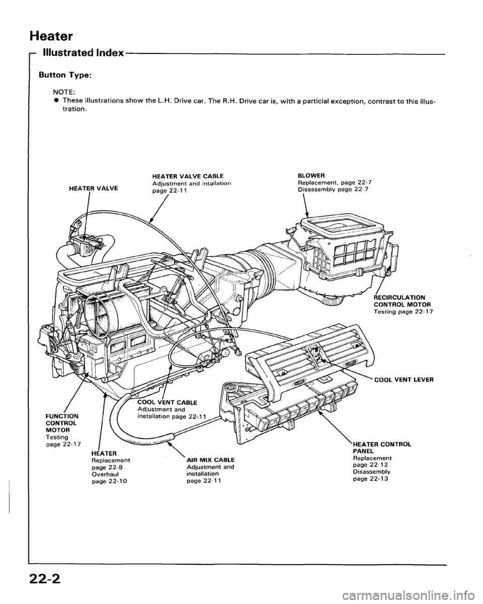 HONDA ACCORD 1986 CA / 3.G Workshop Manual 