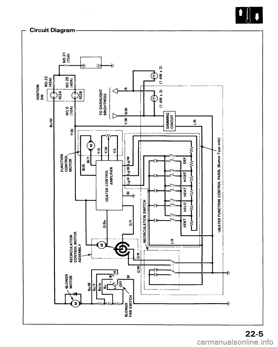 HONDA ACCORD 1986 CA / 3.G Workshop Manual 