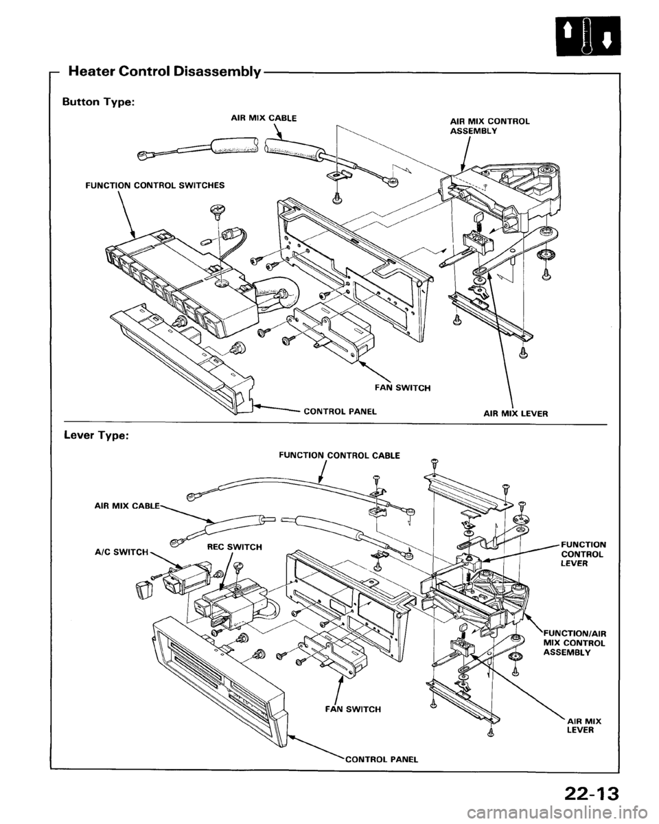 HONDA ACCORD 1986 CA / 3.G Workshop Manual 