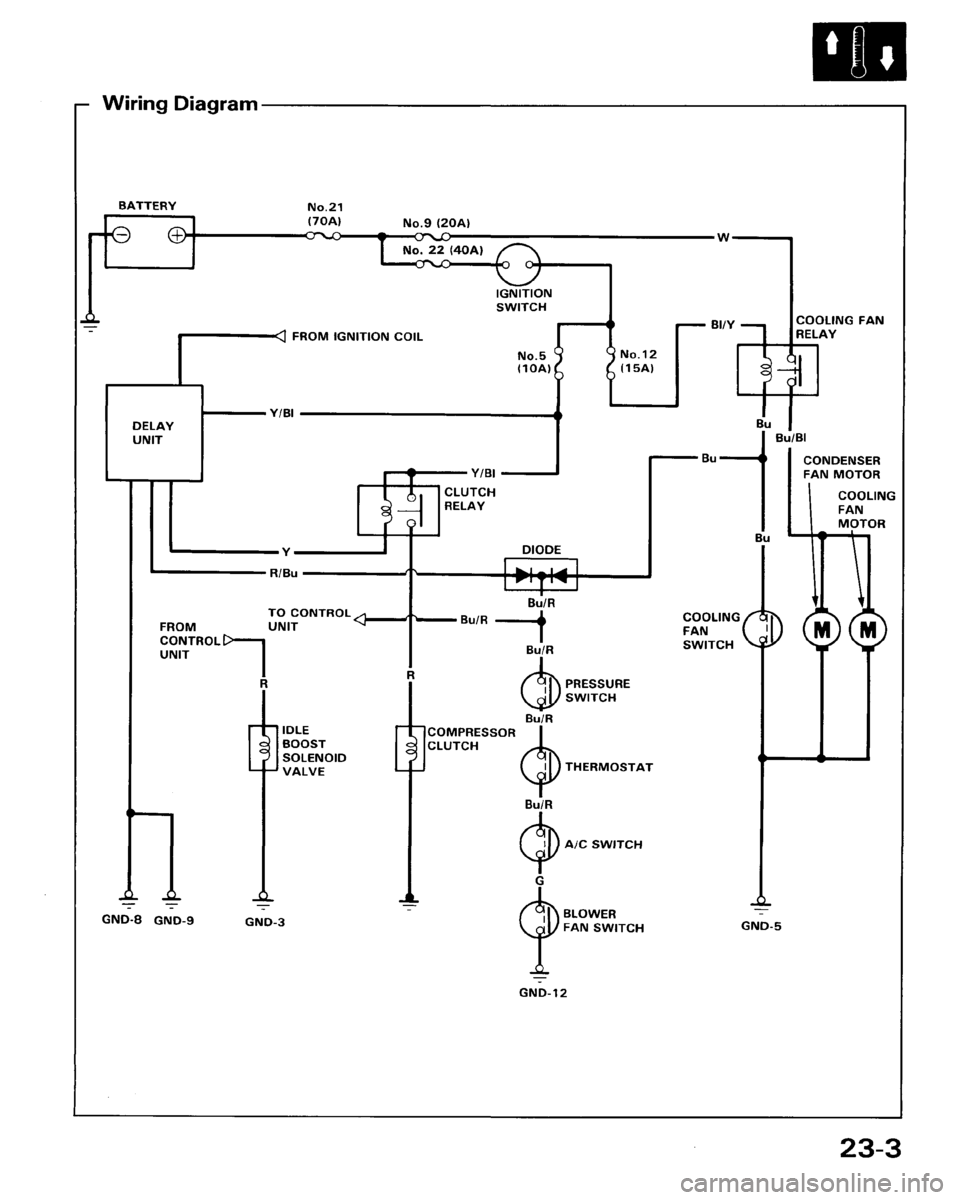 HONDA ACCORD 1986 CA / 3.G Workshop Manual 
