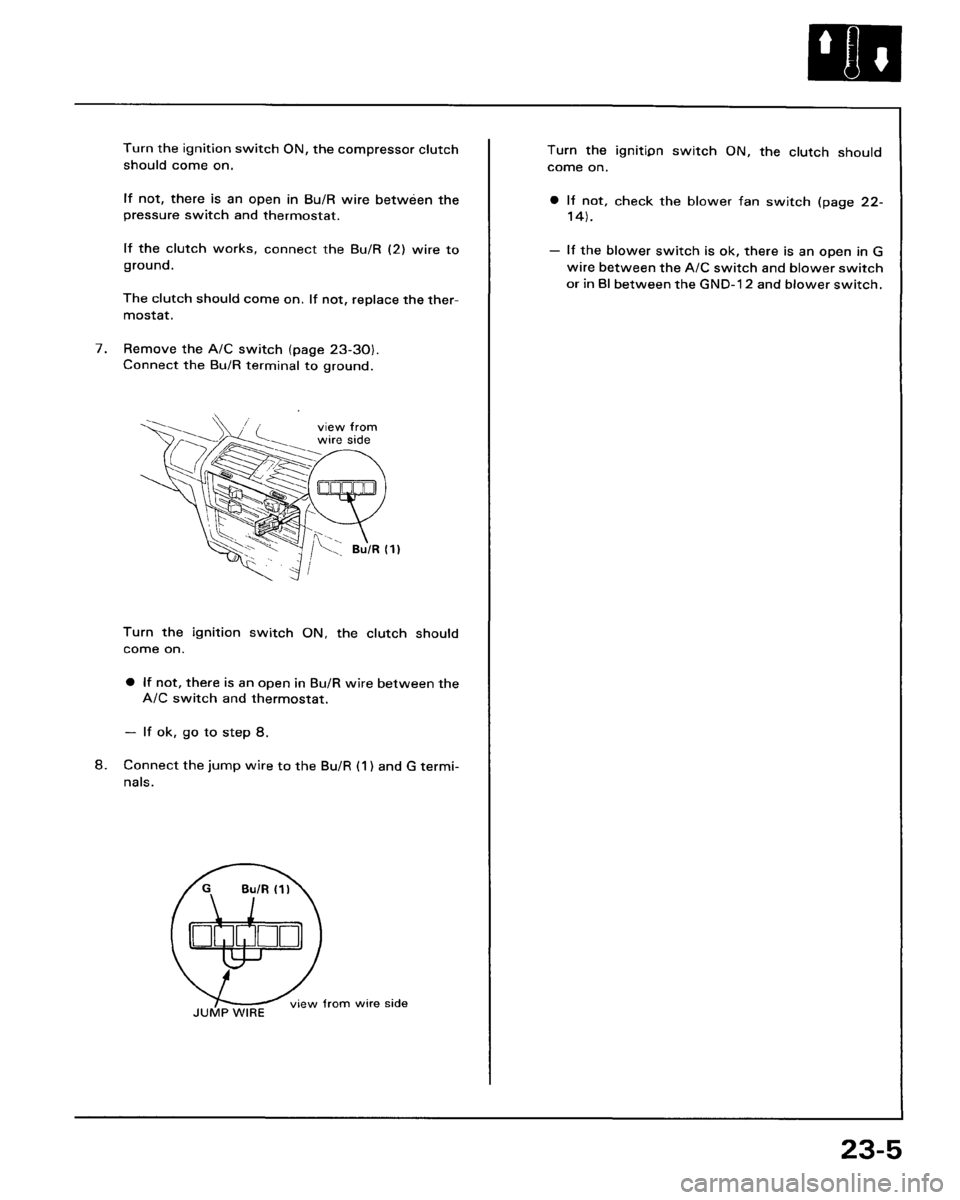 HONDA ACCORD 1986 CA / 3.G Workshop Manual 