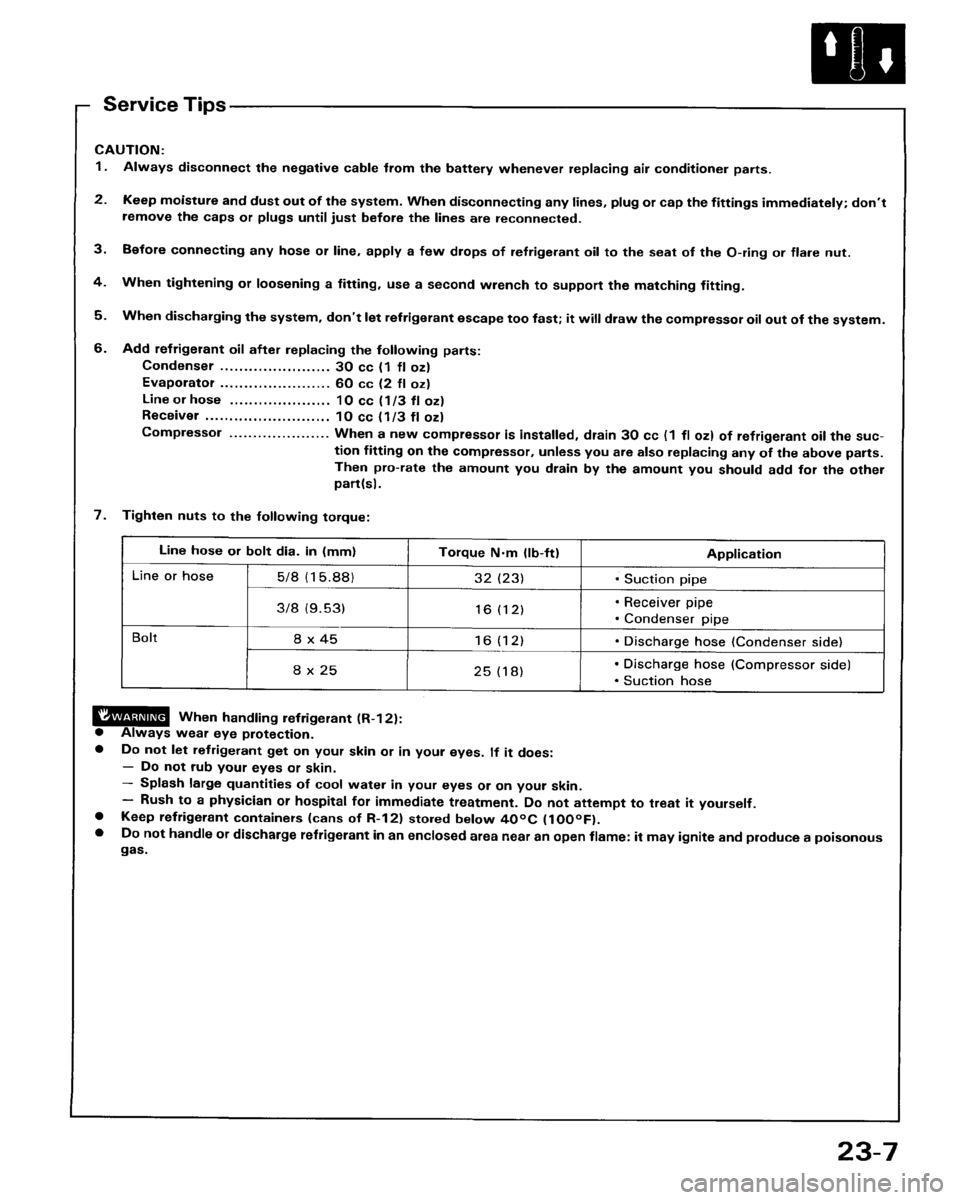 HONDA ACCORD 1986 CA / 3.G Workshop Manual 