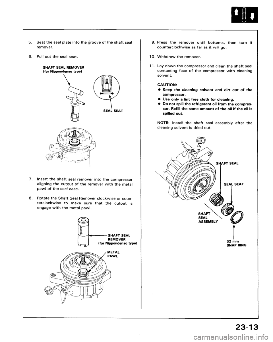 HONDA ACCORD 1986 CA / 3.G Workshop Manual 