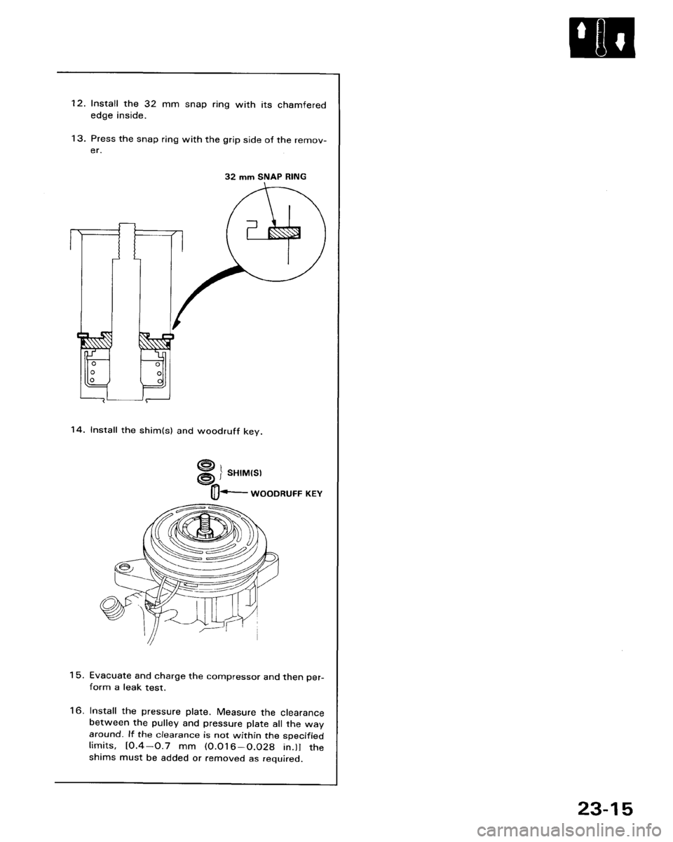 HONDA ACCORD 1986 CA / 3.G Workshop Manual 