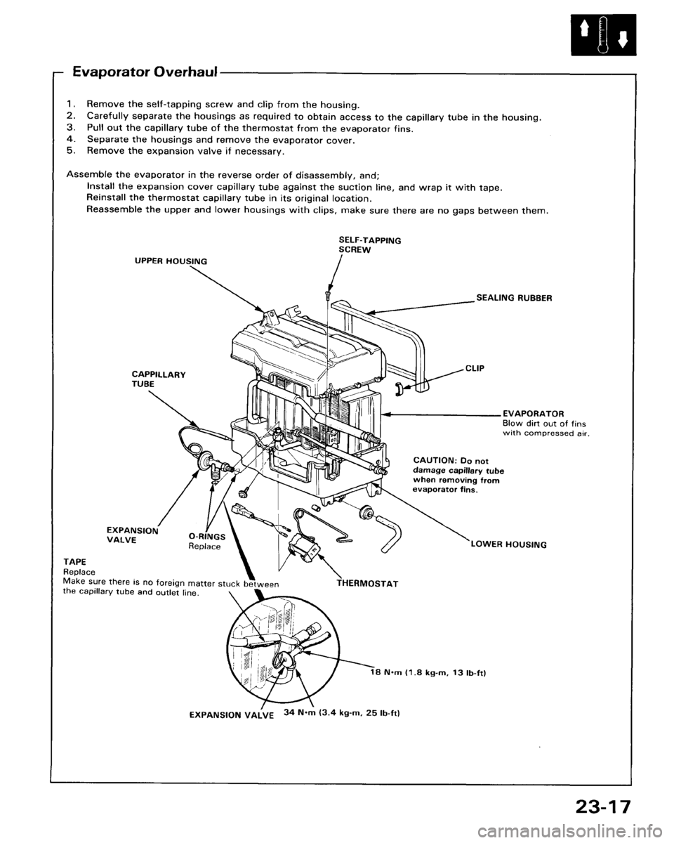 HONDA ACCORD 1986 CA / 3.G Workshop Manual 