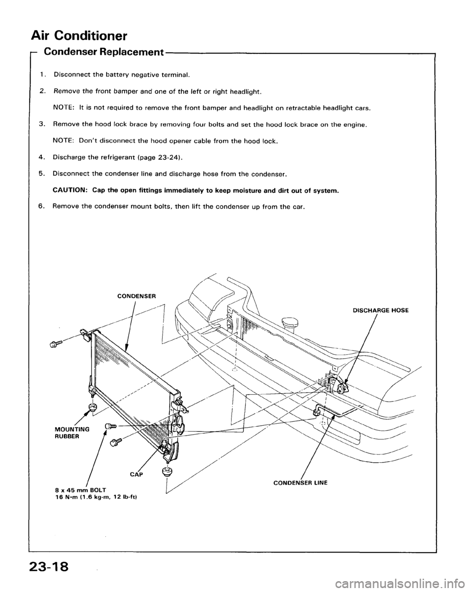 HONDA ACCORD 1986 CA / 3.G Workshop Manual 
