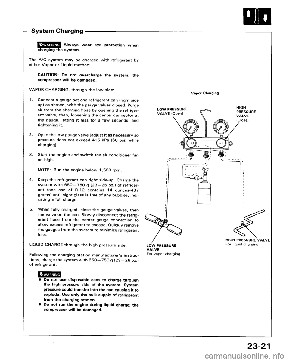HONDA ACCORD 1986 CA / 3.G Workshop Manual 