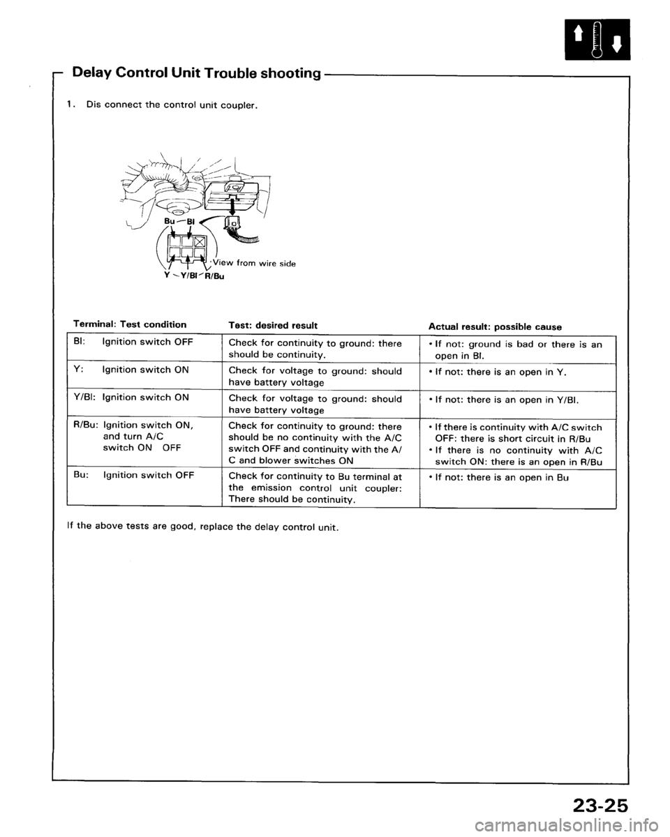 HONDA ACCORD 1986 CA / 3.G Workshop Manual 