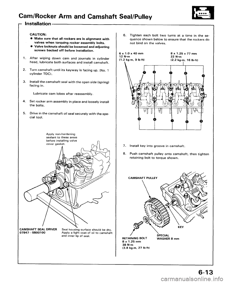 HONDA ACCORD 1986 CA / 3.G Manual PDF 