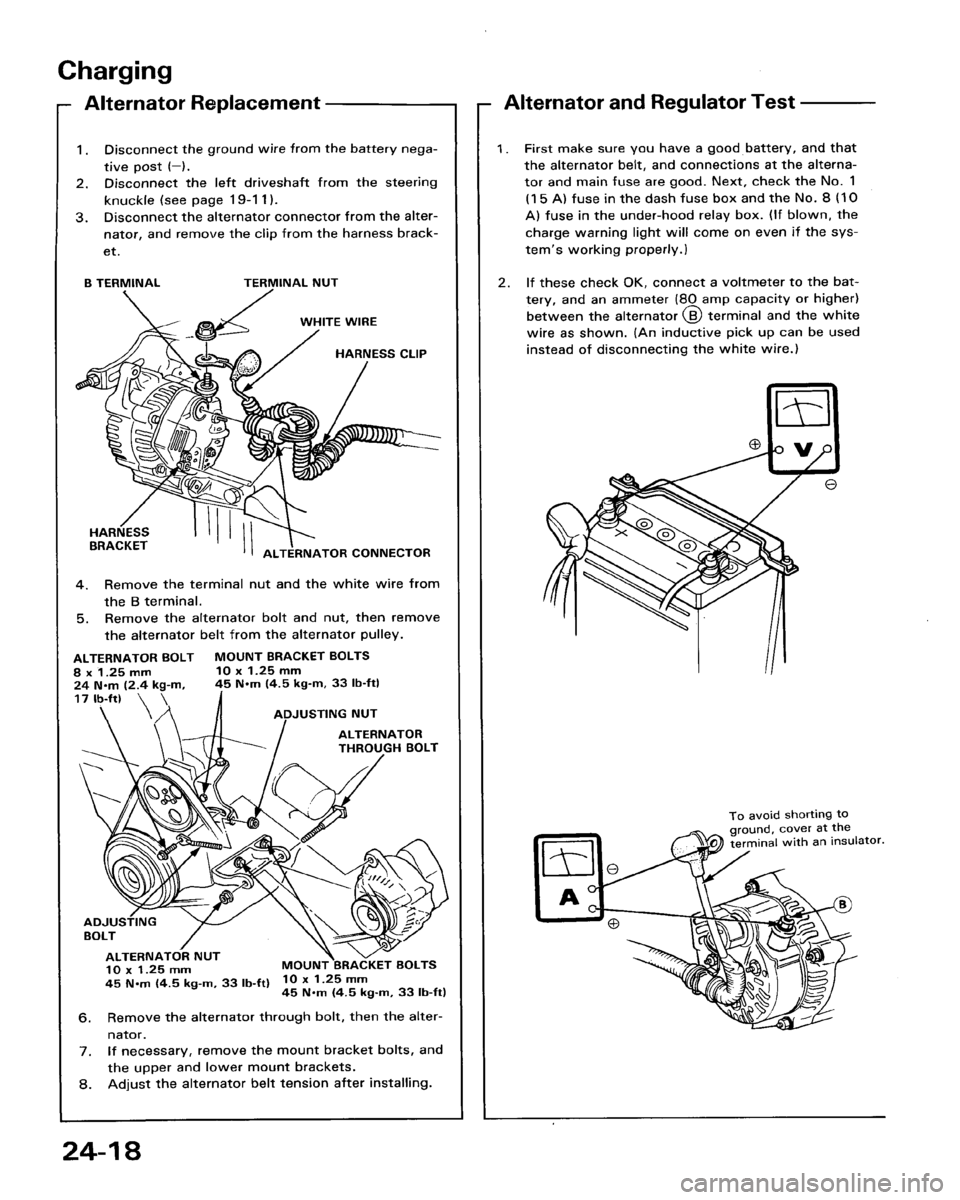 HONDA ACCORD 1986 CA / 3.G Workshop Manual 