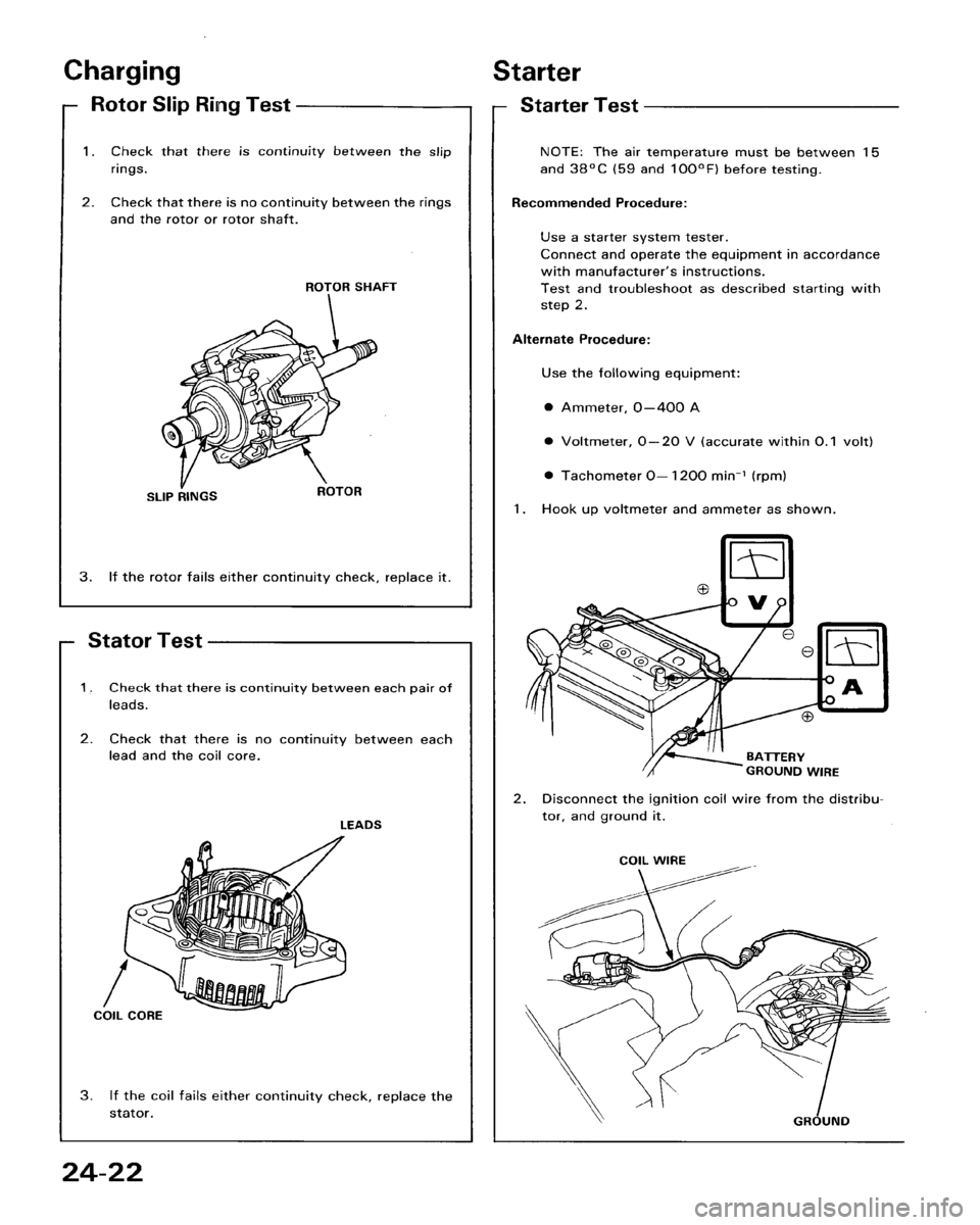 HONDA ACCORD 1986 CA / 3.G Workshop Manual 