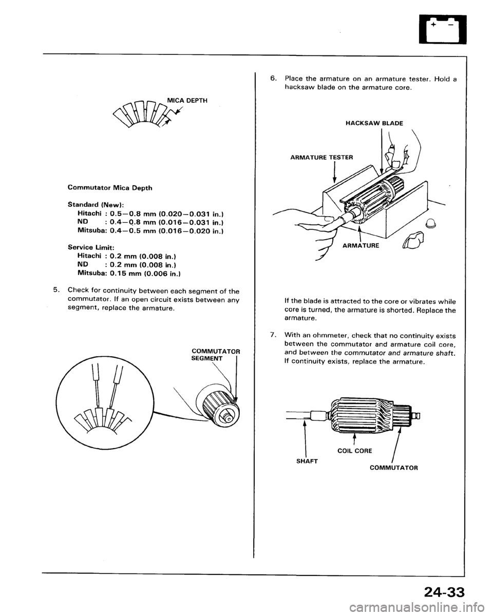 HONDA ACCORD 1986 CA / 3.G Workshop Manual 