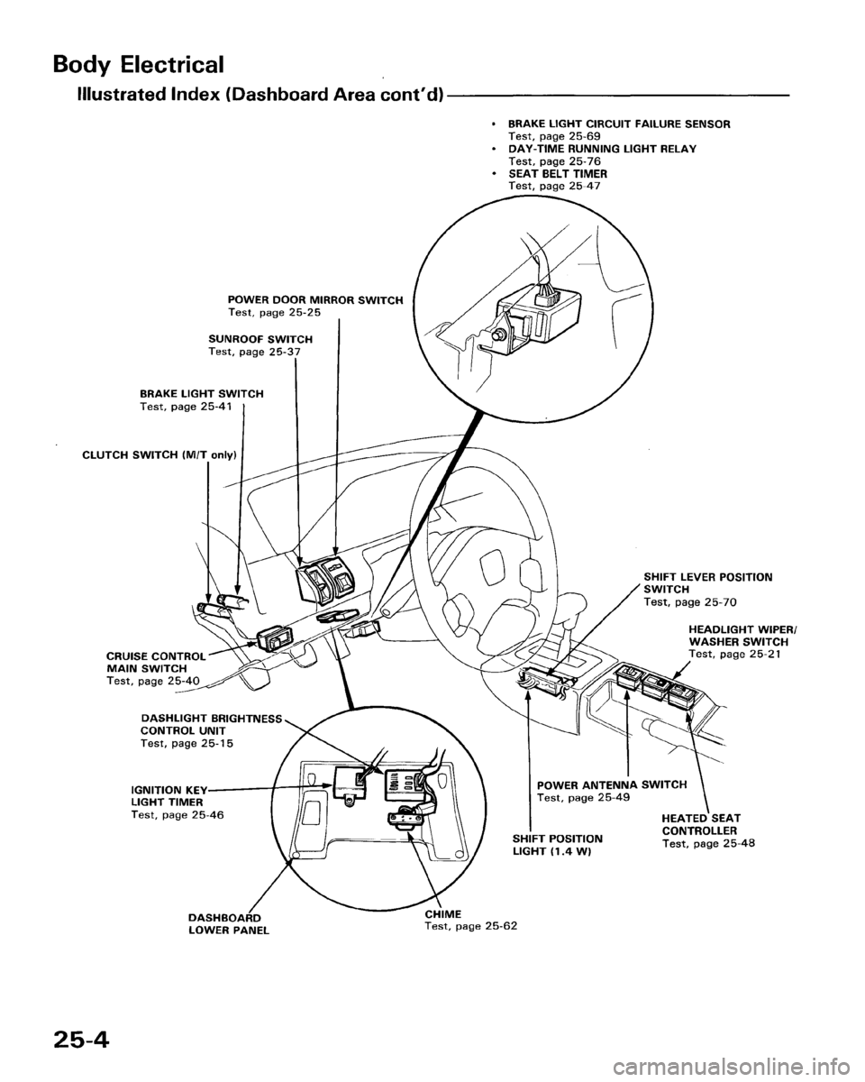 HONDA ACCORD 1986 CA / 3.G Workshop Manual 