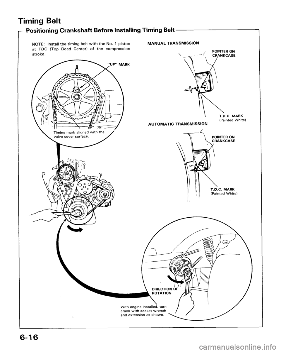 HONDA ACCORD 1986 CA / 3.G Manual PDF 