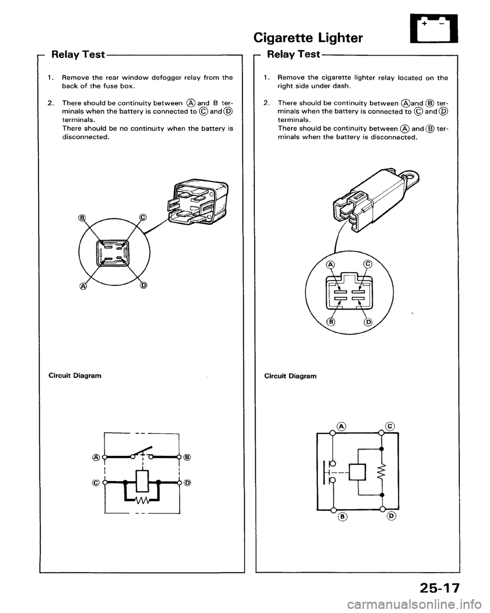HONDA ACCORD 1986 CA / 3.G Workshop Manual 