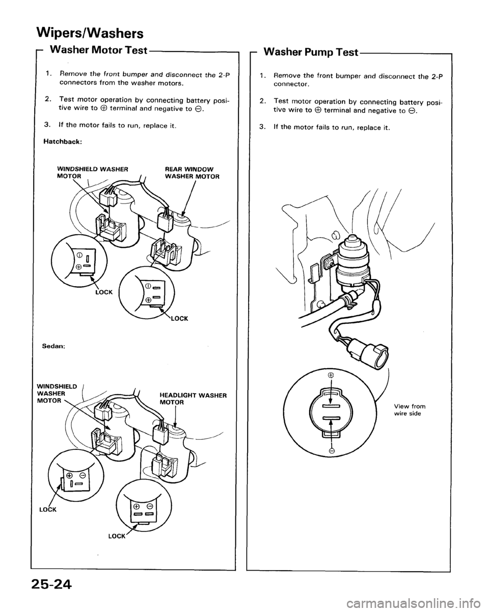 HONDA ACCORD 1986 CA / 3.G Workshop Manual 