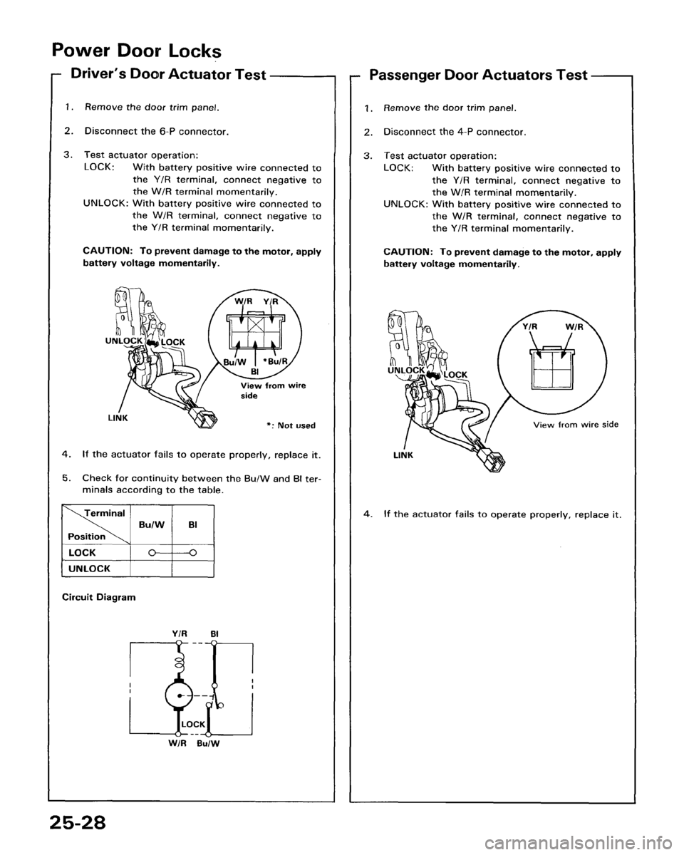 HONDA ACCORD 1986 CA / 3.G Workshop Manual 