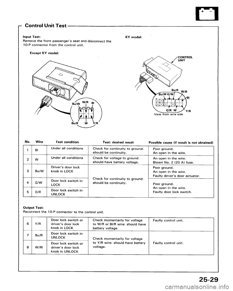 HONDA ACCORD 1986 CA / 3.G Workshop Manual 