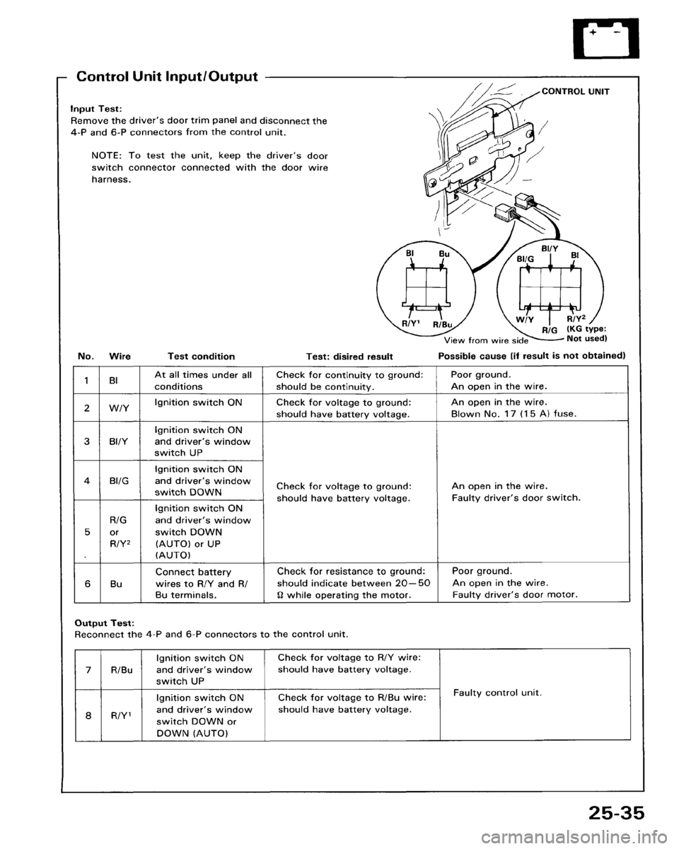 HONDA ACCORD 1986 CA / 3.G Workshop Manual 