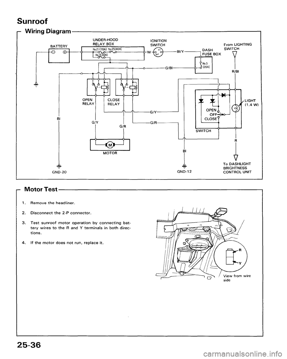 HONDA ACCORD 1986 CA / 3.G Workshop Manual 