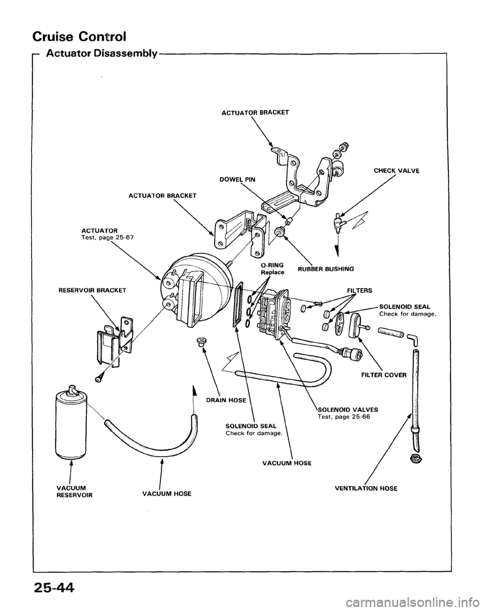 HONDA ACCORD 1986 CA / 3.G Workshop Manual 