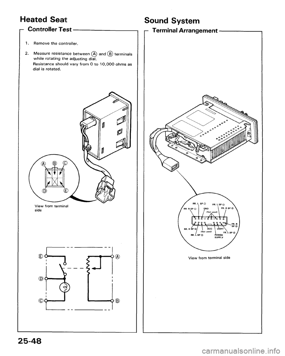 HONDA ACCORD 1986 CA / 3.G Workshop Manual 