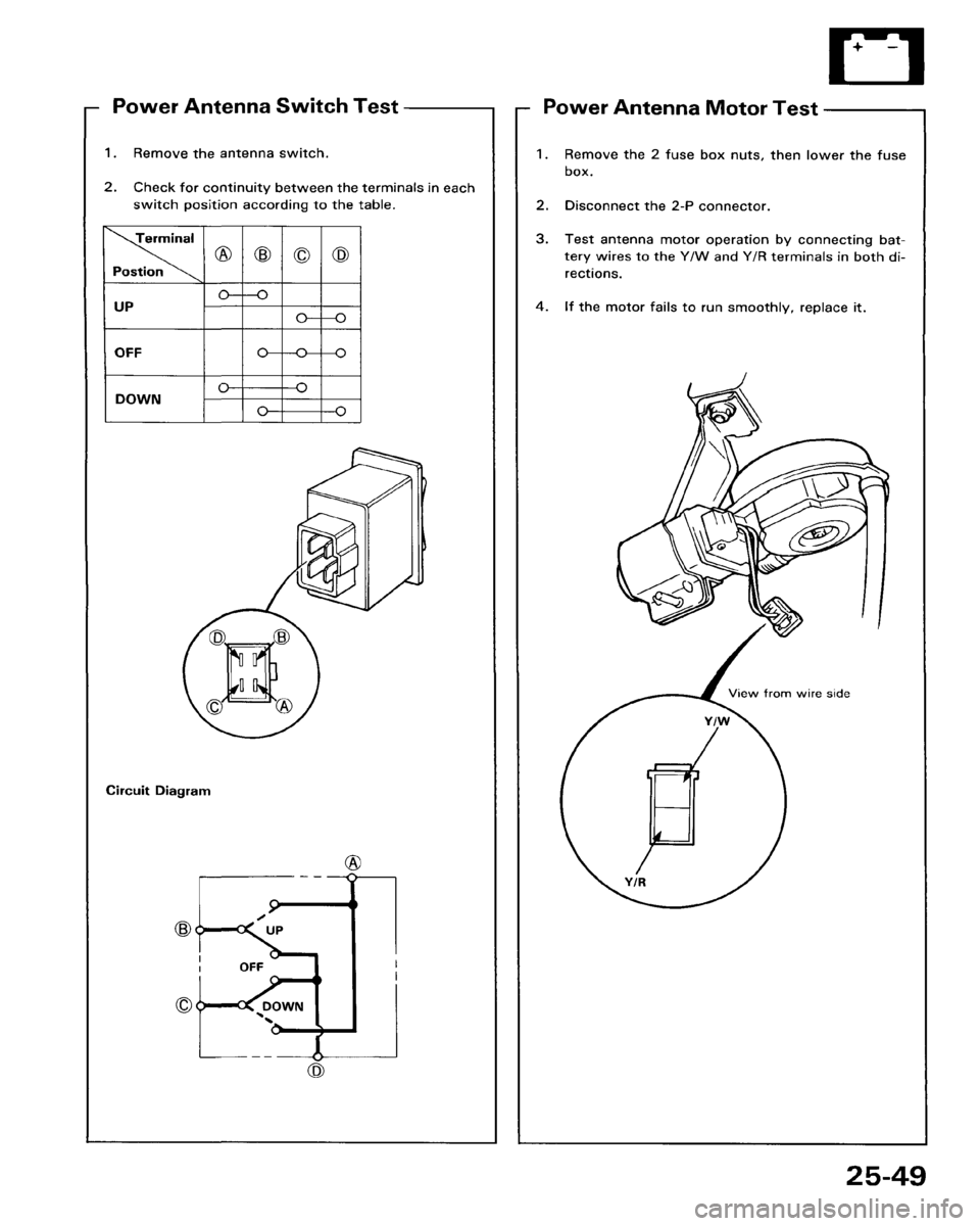 HONDA ACCORD 1986 CA / 3.G Workshop Manual 