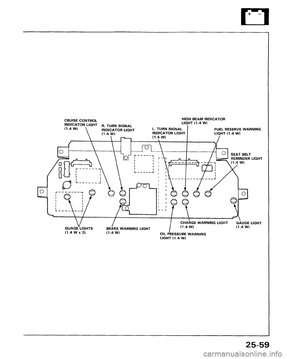HONDA ACCORD 1986 CA / 3.G Workshop Manual 