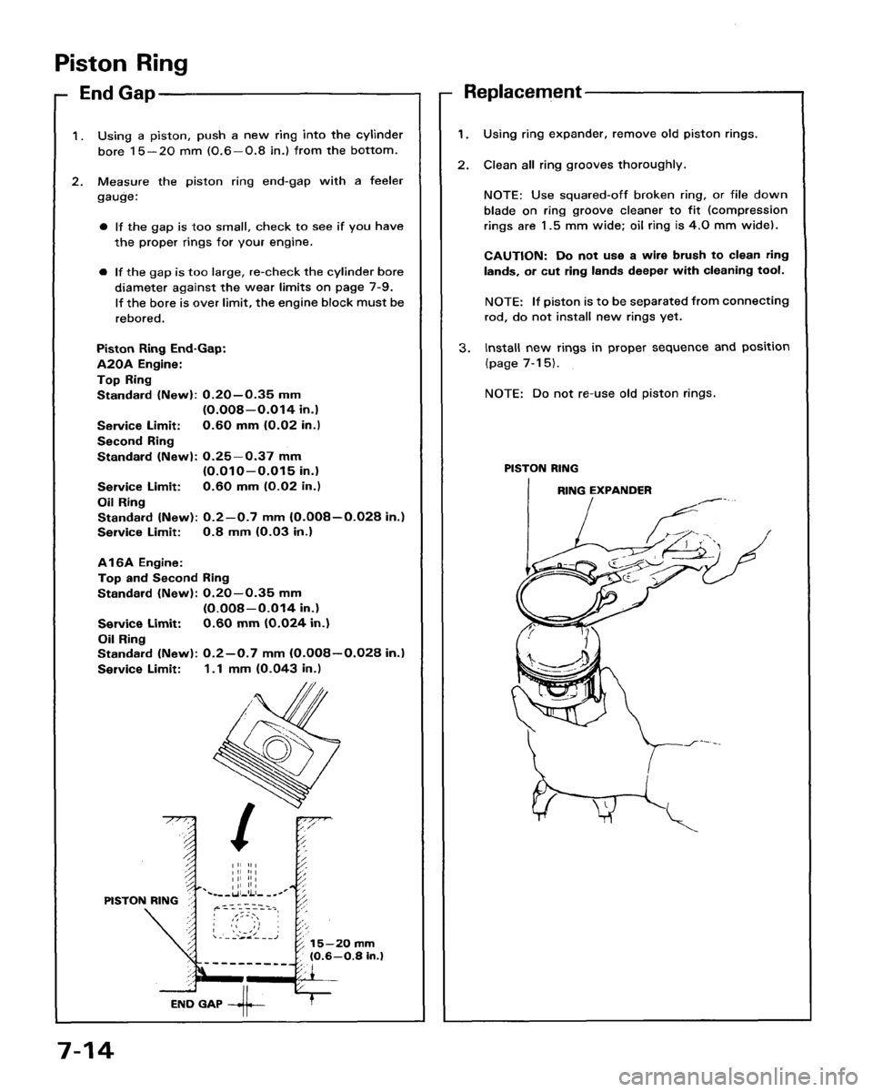 HONDA ACCORD 1986 CA / 3.G Owners Manual 