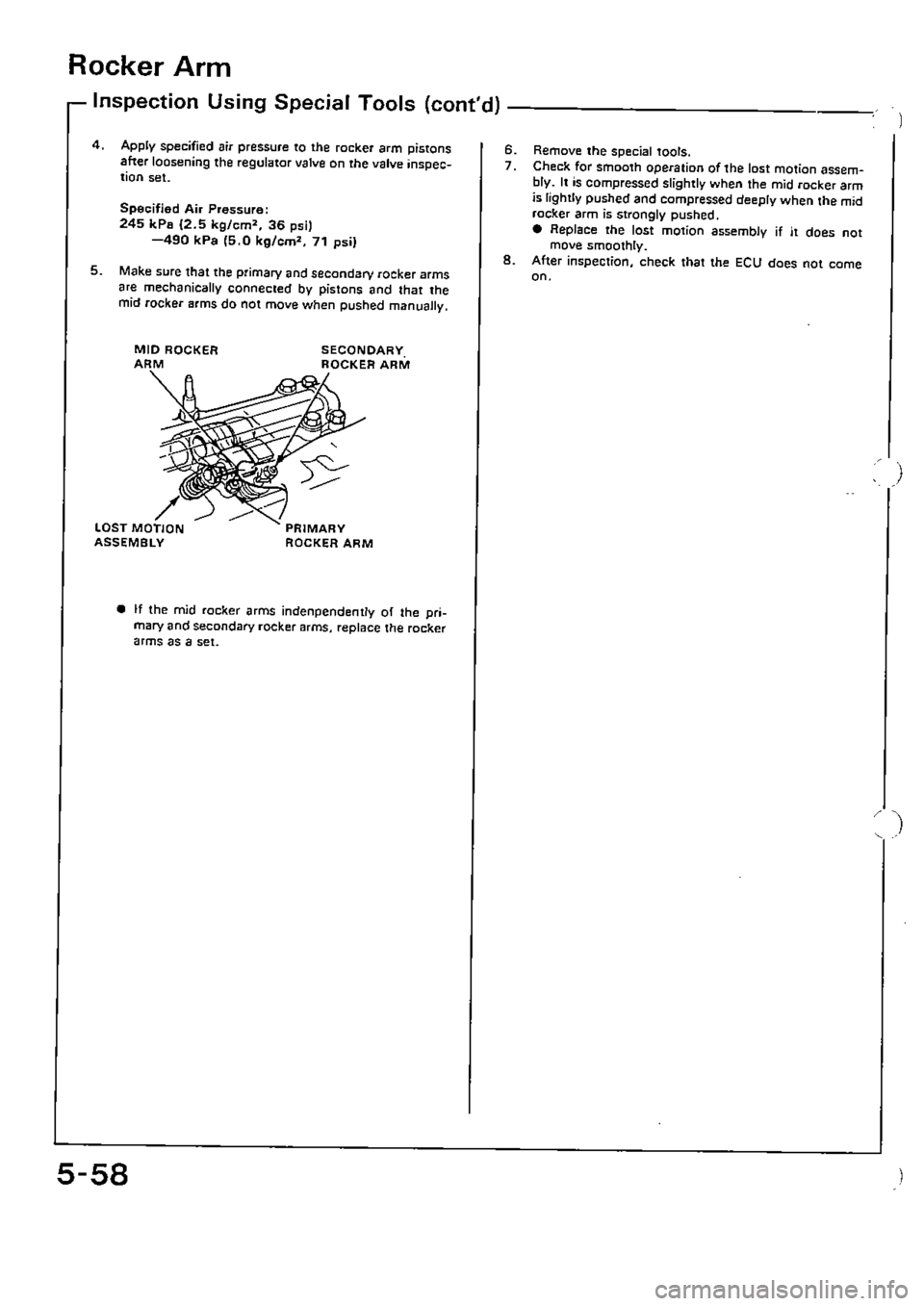 HONDA CIVIC 1988 4.G Supplement Workshop Manual HONDA CIVIC 1988 4.G Supplement Workshop Manual