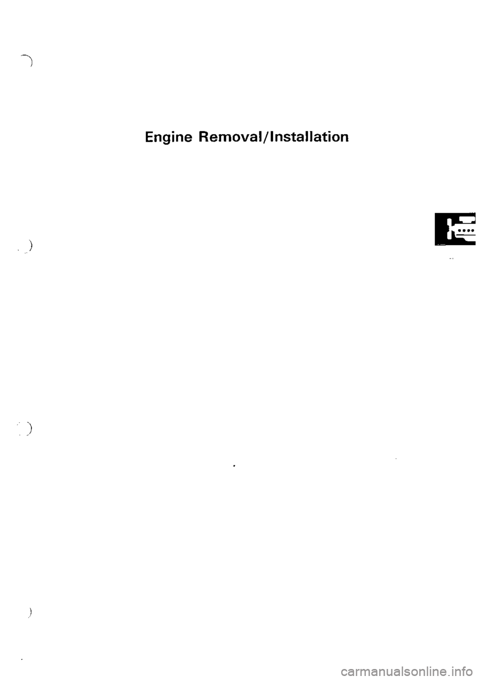 HONDA CIVIC 1989 4.G Supplement Workshop Manual HONDA CIVIC 1989 4.G Supplement Workshop Manual