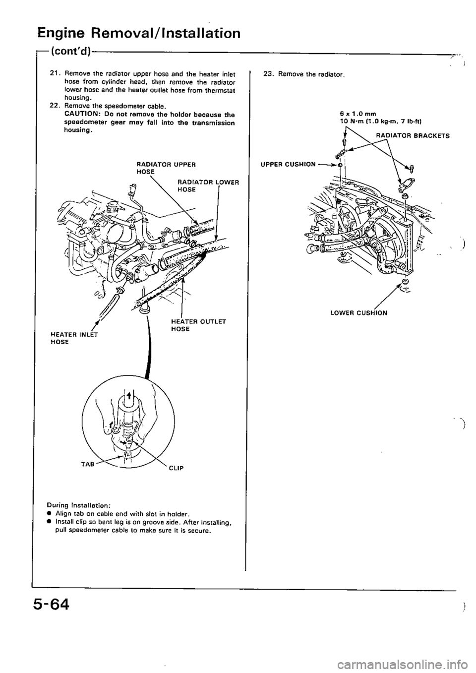 HONDA CIVIC 1989 4.G Supplement Workshop Manual HONDA CIVIC 1989 4.G Supplement Workshop Manual