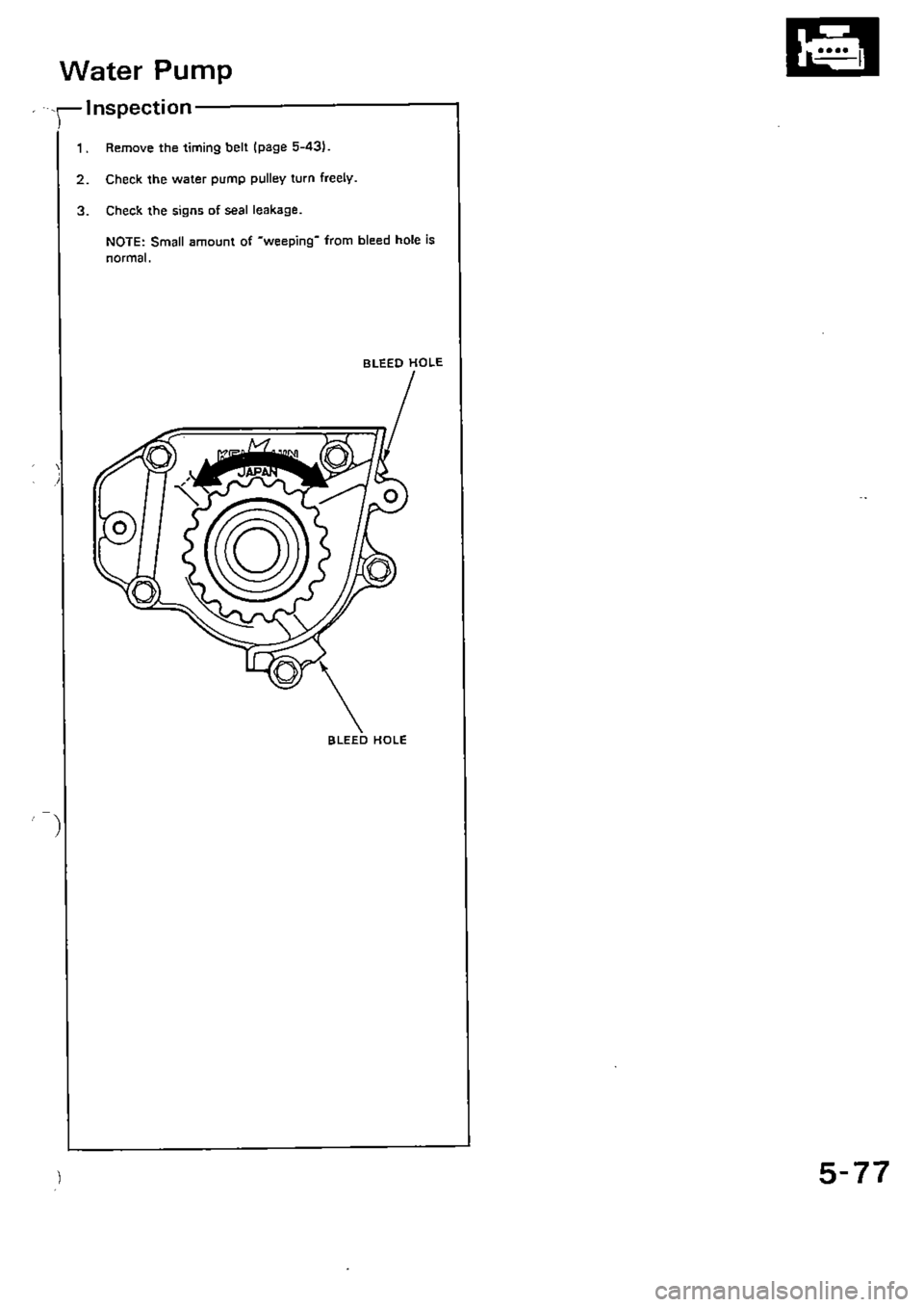 HONDA CIVIC 1989 4.G Supplement Workshop Manual HONDA CIVIC 1989 4.G Supplement Workshop Manual