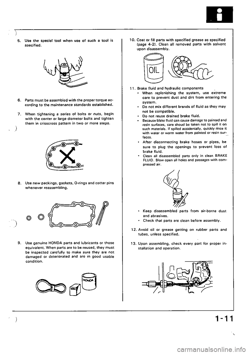 HONDA CIVIC 1989 4.G Supplement User Guide HONDA CIVIC 1989 4.G Supplement User Guide