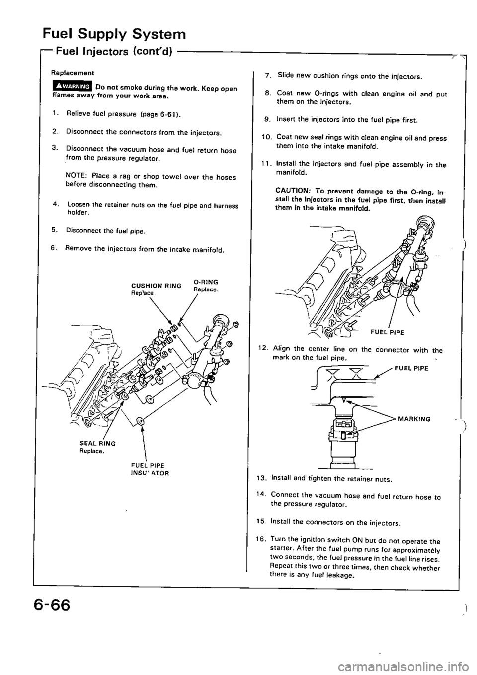 HONDA CIVIC 1989 4.G Supplement Workshop Manual HONDA CIVIC 1989 4.G Supplement Workshop Manual