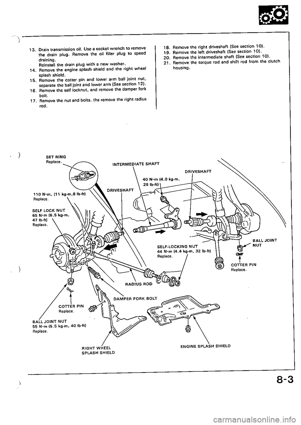 HONDA CIVIC 1989 4.G Supplement Workshop Manual HONDA CIVIC 1989 4.G Supplement Workshop Manual