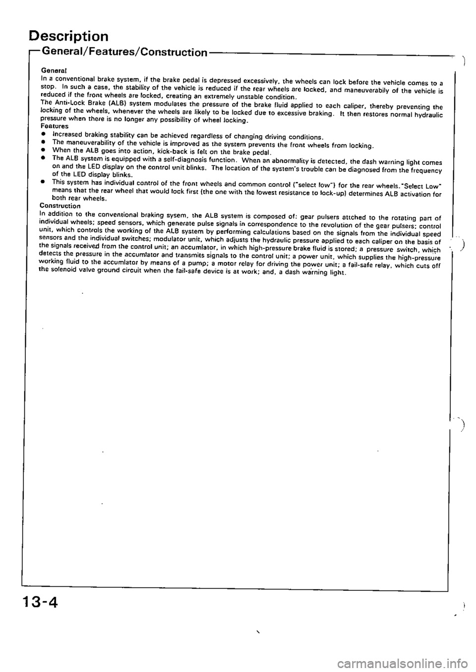 HONDA CIVIC 1989 4.G Supplement Workshop Manual HONDA CIVIC 1989 4.G Supplement Workshop Manual