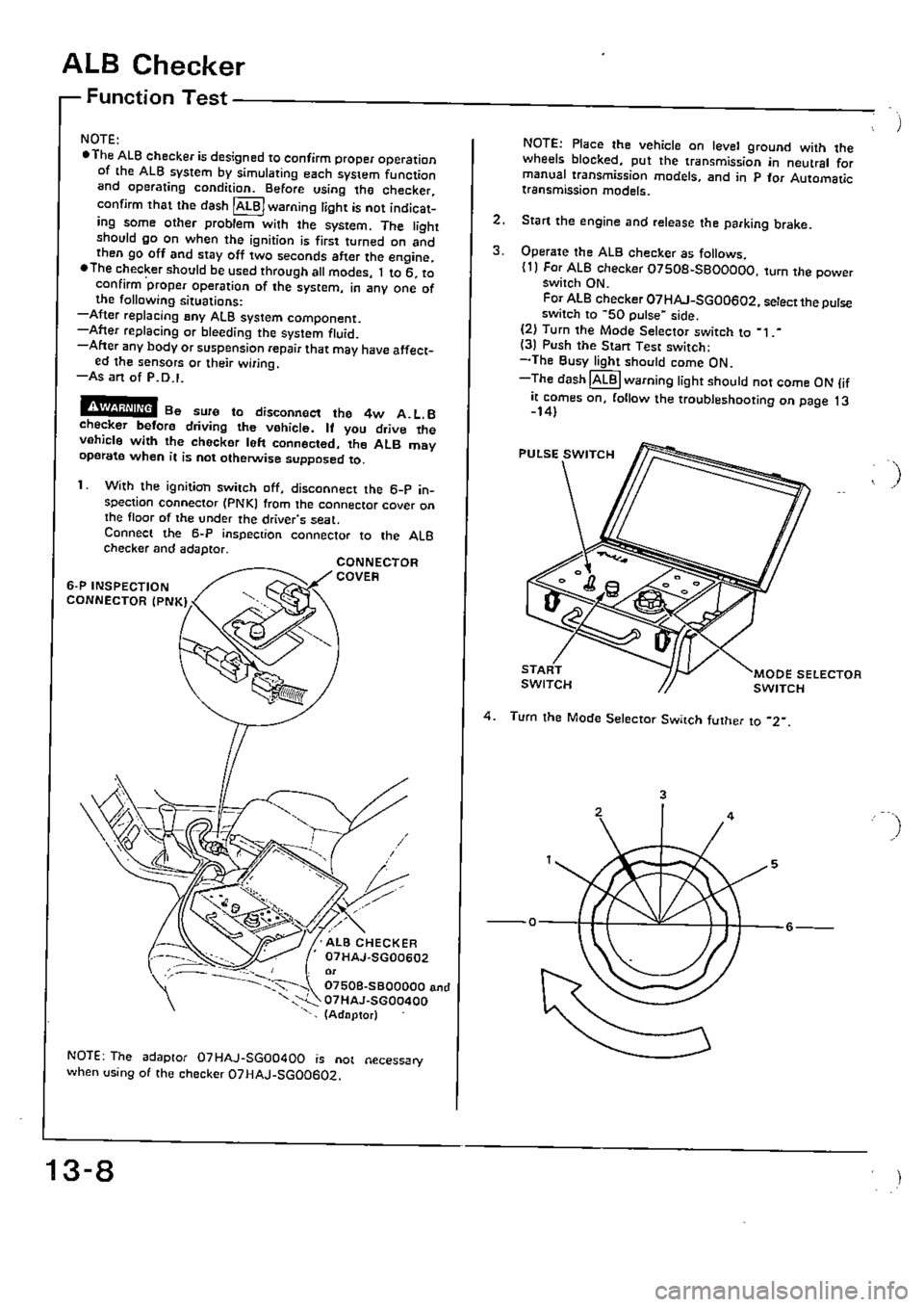 HONDA CIVIC 1988 4.G Supplement Workshop Manual HONDA CIVIC 1988 4.G Supplement Workshop Manual