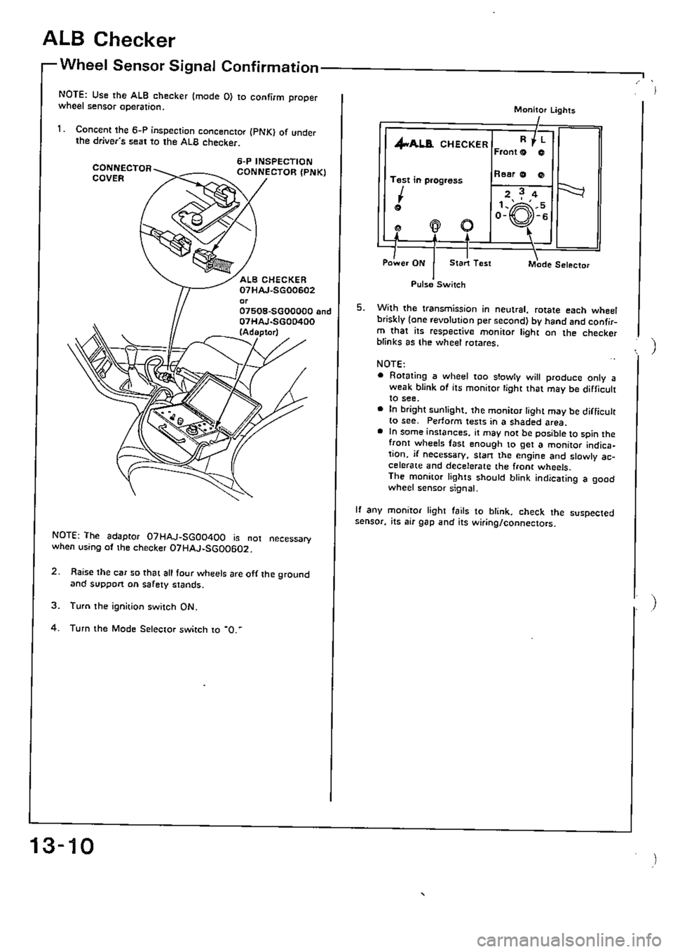 HONDA CIVIC 1988 4.G Supplement Workshop Manual HONDA CIVIC 1988 4.G Supplement Workshop Manual