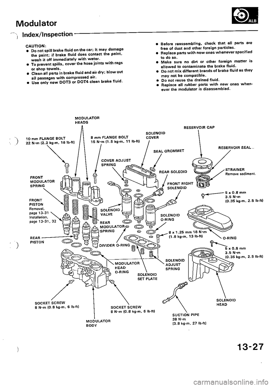 HONDA CIVIC 1988 4.G Supplement Workshop Manual HONDA CIVIC 1988 4.G Supplement Workshop Manual
