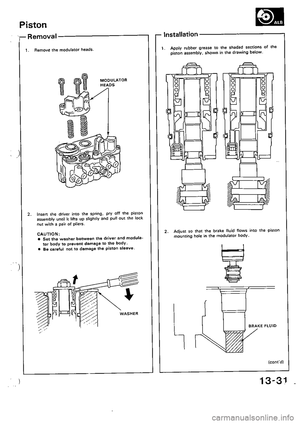 HONDA CIVIC 1988 4.G Supplement Workshop Manual HONDA CIVIC 1988 4.G Supplement Workshop Manual