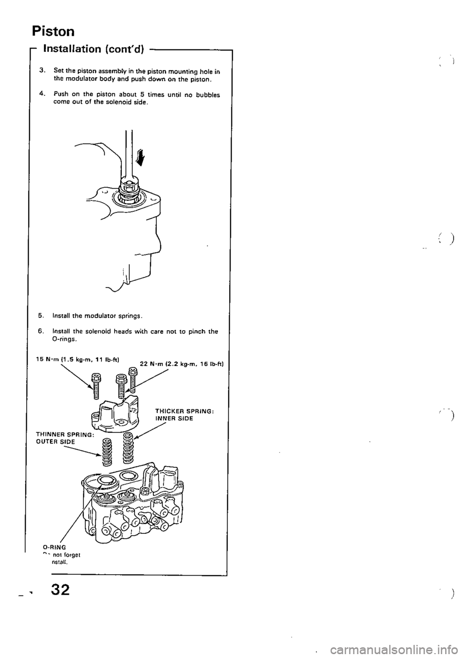 HONDA CIVIC 1988 4.G Supplement Workshop Manual HONDA CIVIC 1988 4.G Supplement Workshop Manual