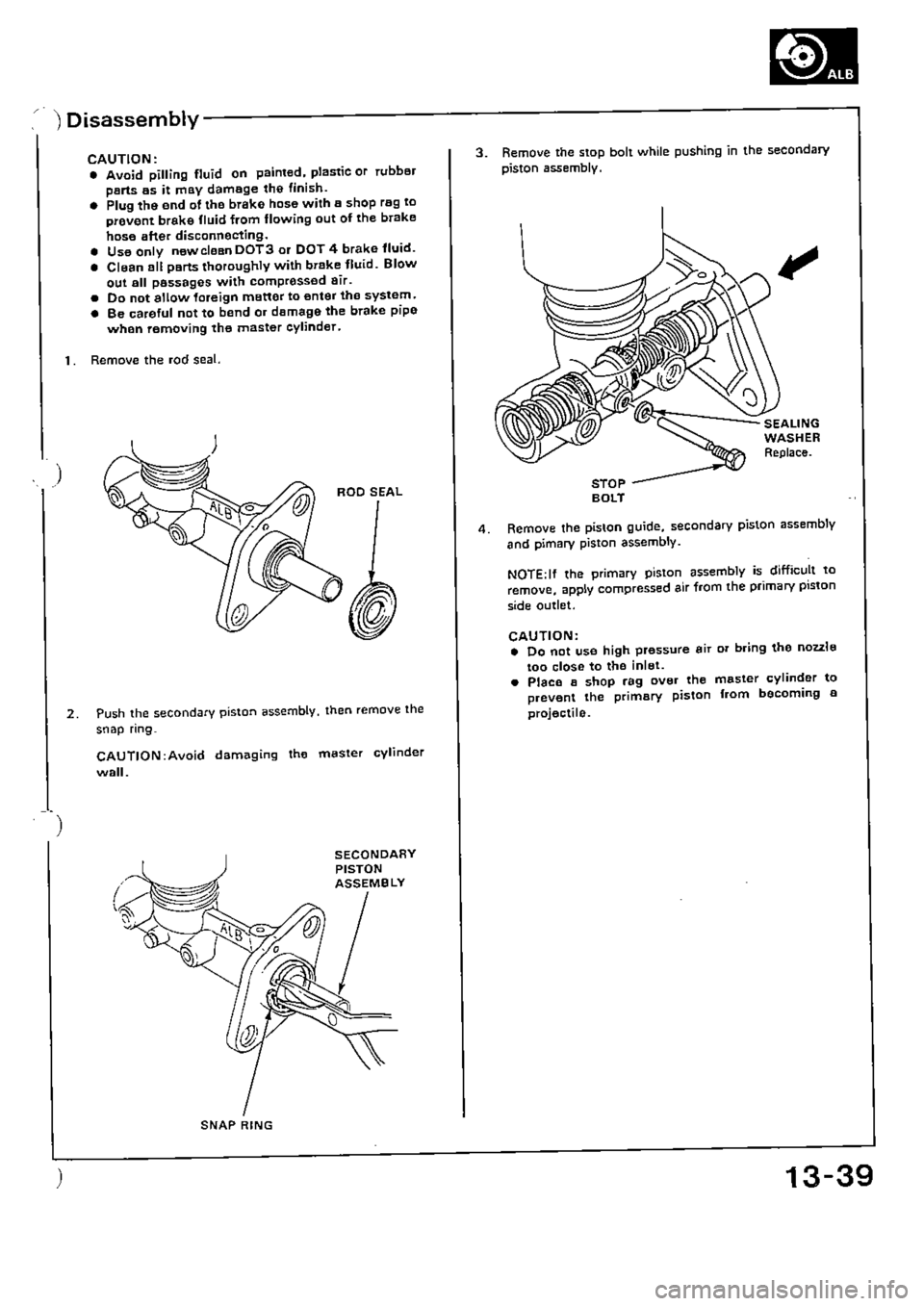 HONDA CIVIC 1988 4.G Supplement Workshop Manual HONDA CIVIC 1988 4.G Supplement Workshop Manual