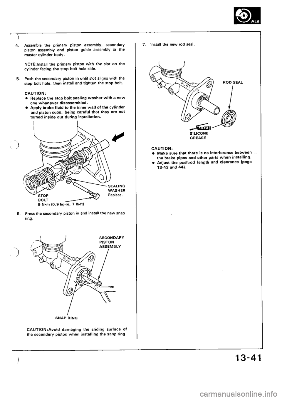 HONDA CIVIC 1988 4.G Supplement Workshop Manual HONDA CIVIC 1988 4.G Supplement Workshop Manual