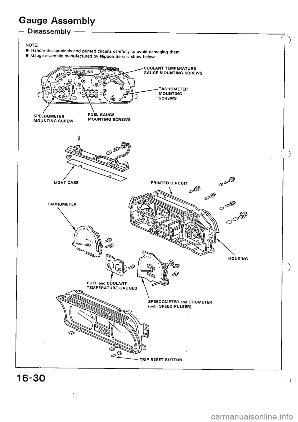 HONDA CIVIC 1989 4.G Supplement Workshop Manual HONDA CIVIC 1989 4.G Supplement Workshop Manual