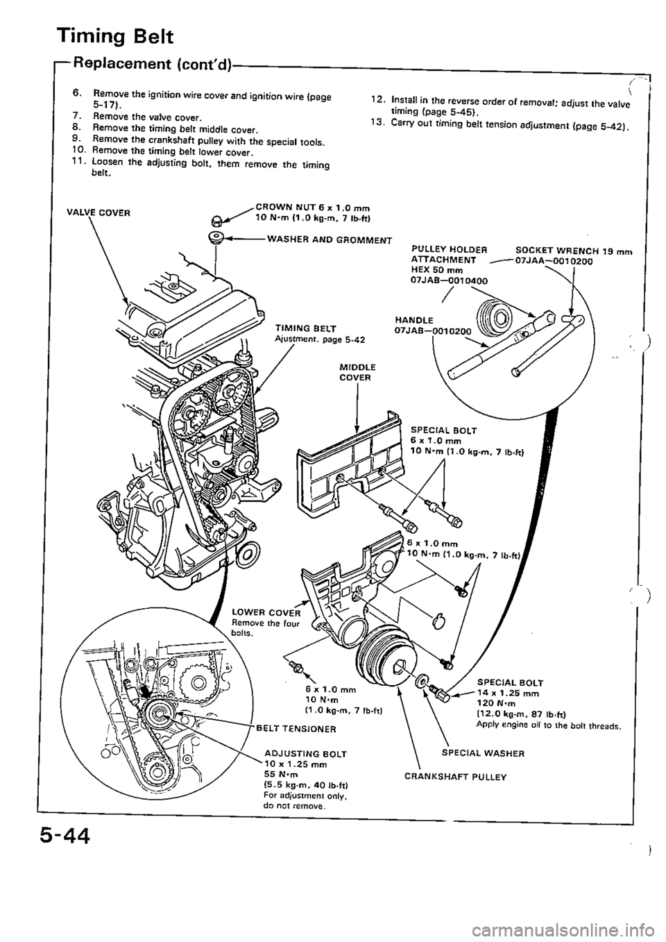 HONDA CIVIC 1989 4.G Supplement Owners Manual HONDA CIVIC 1989 4.G Supplement Owners Manual
