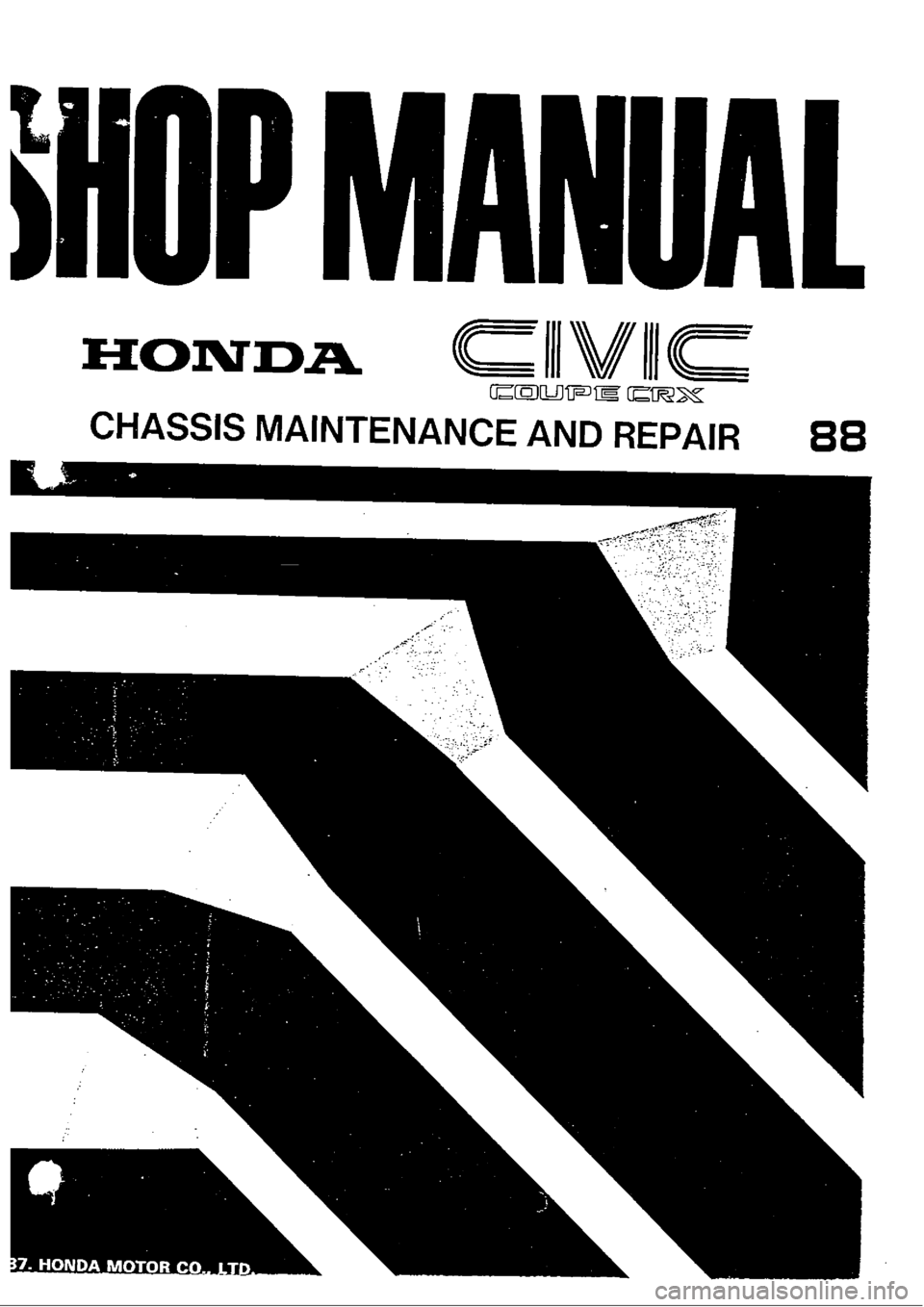 HONDA CIVIC 1988 4.G Workshop Manual 
