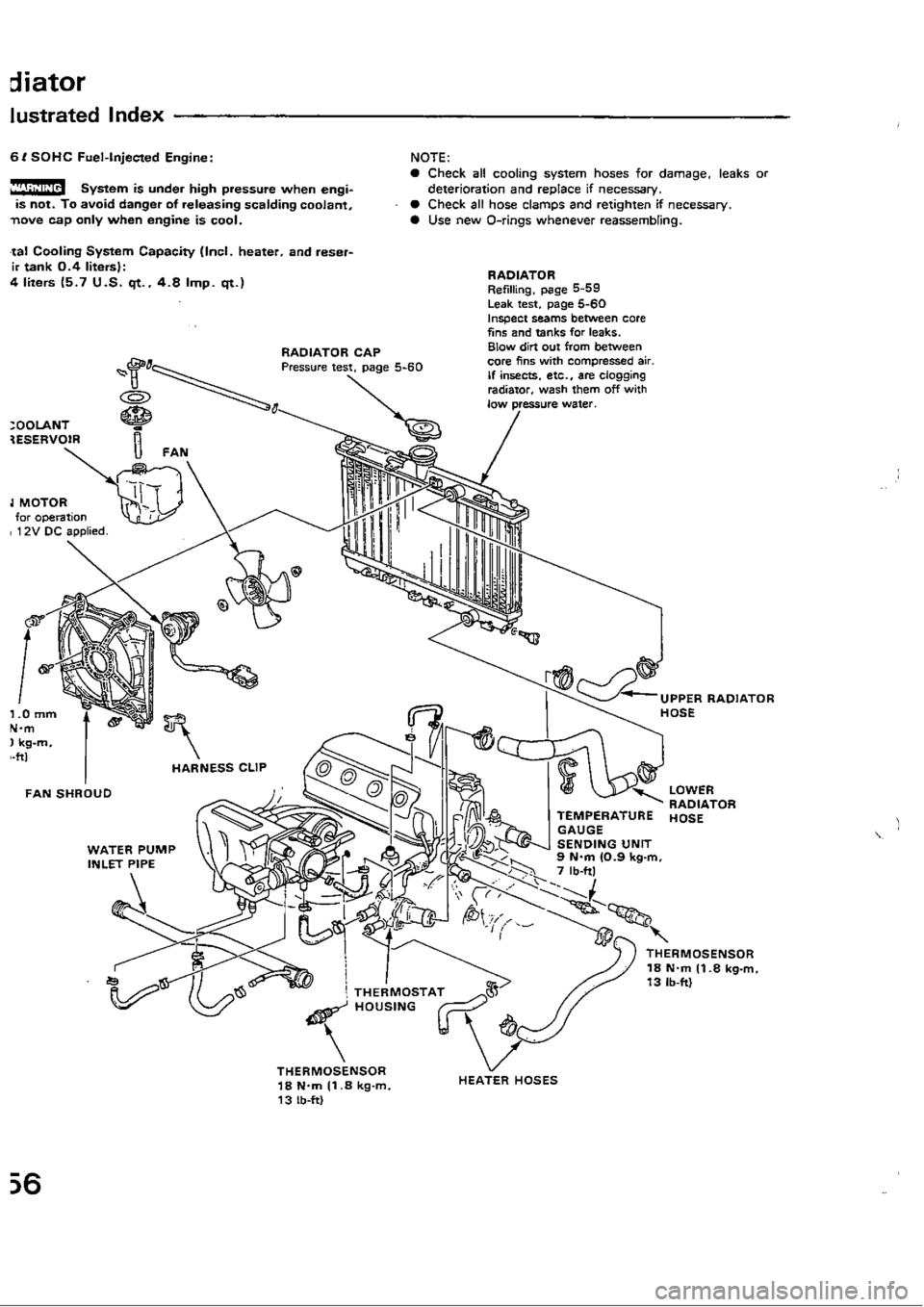 HONDA CIVIC 1989 4.G Workshop Manual HONDA CIVIC 1989 4.G Workshop Manual